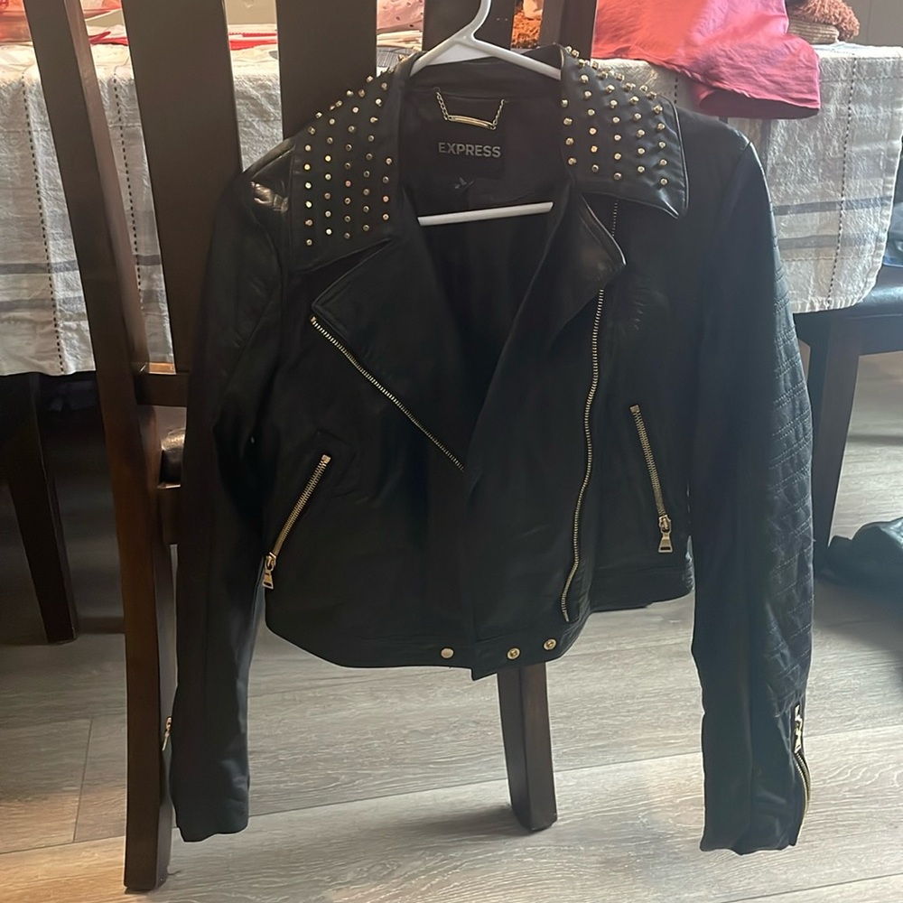 Leather jacket